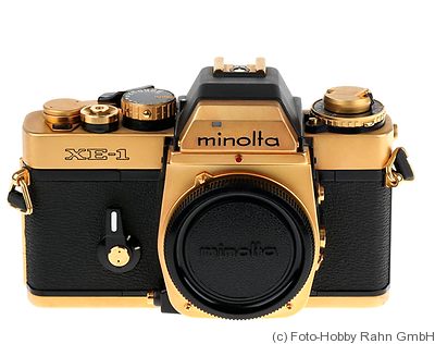 Minolta: Minolta XE-1 (gold) camera