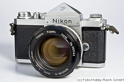 Nikon: Nikon F (with f1.2/55mm) camera