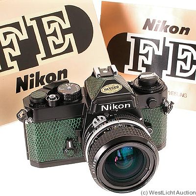 Nikon: Nikon FE Special Edition (lizard skin) camera