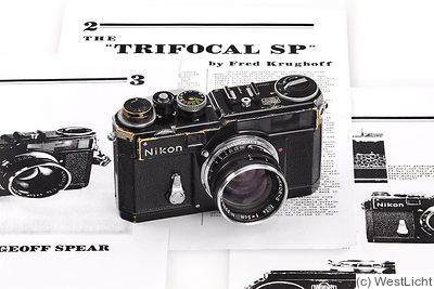 Nikon: Nikon SP black (trifocal) camera
