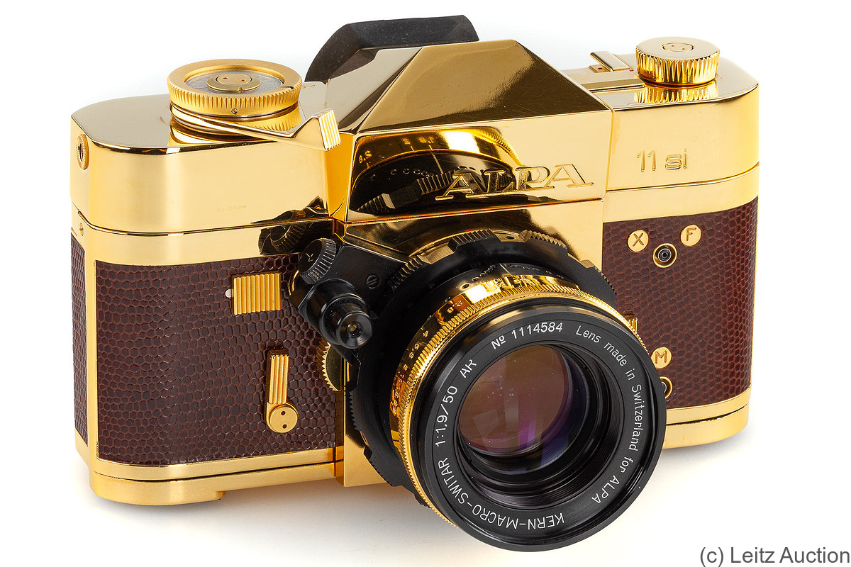 Pignons: Alpa 11si gold camera