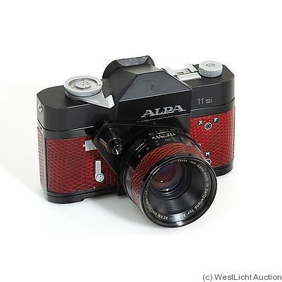 Pignons: Alpa 11si red leather camera