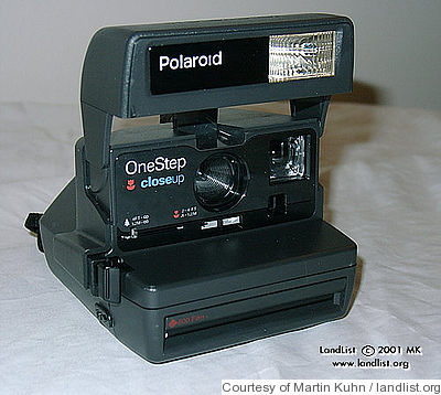 Polaroid: One Step 600 Flash Close-Up camera