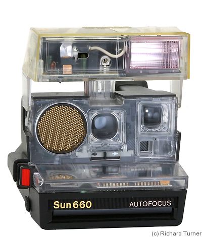 Polaroid: SUN 660 (transparent) camera