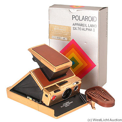 Polaroid: SX-70 Alpha 1 Gold ’Mildred Scheel’ camera