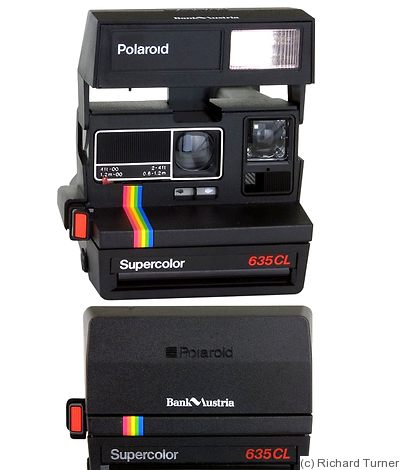 Polaroid: Supercolor 635 CL Bank Austria camera