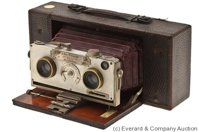 Rietzschel: Stereoscop Clack (rollfilm, 1900) camera
