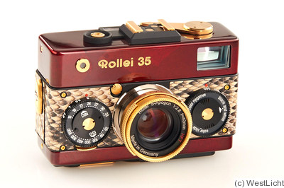Rollei: Rollei 35 (Red Urushi, prototype) camera