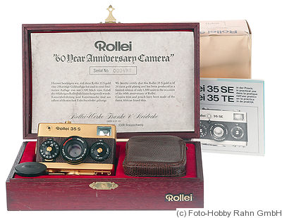 Rollei: Rollei 35S Gold ’60 Years’ camera