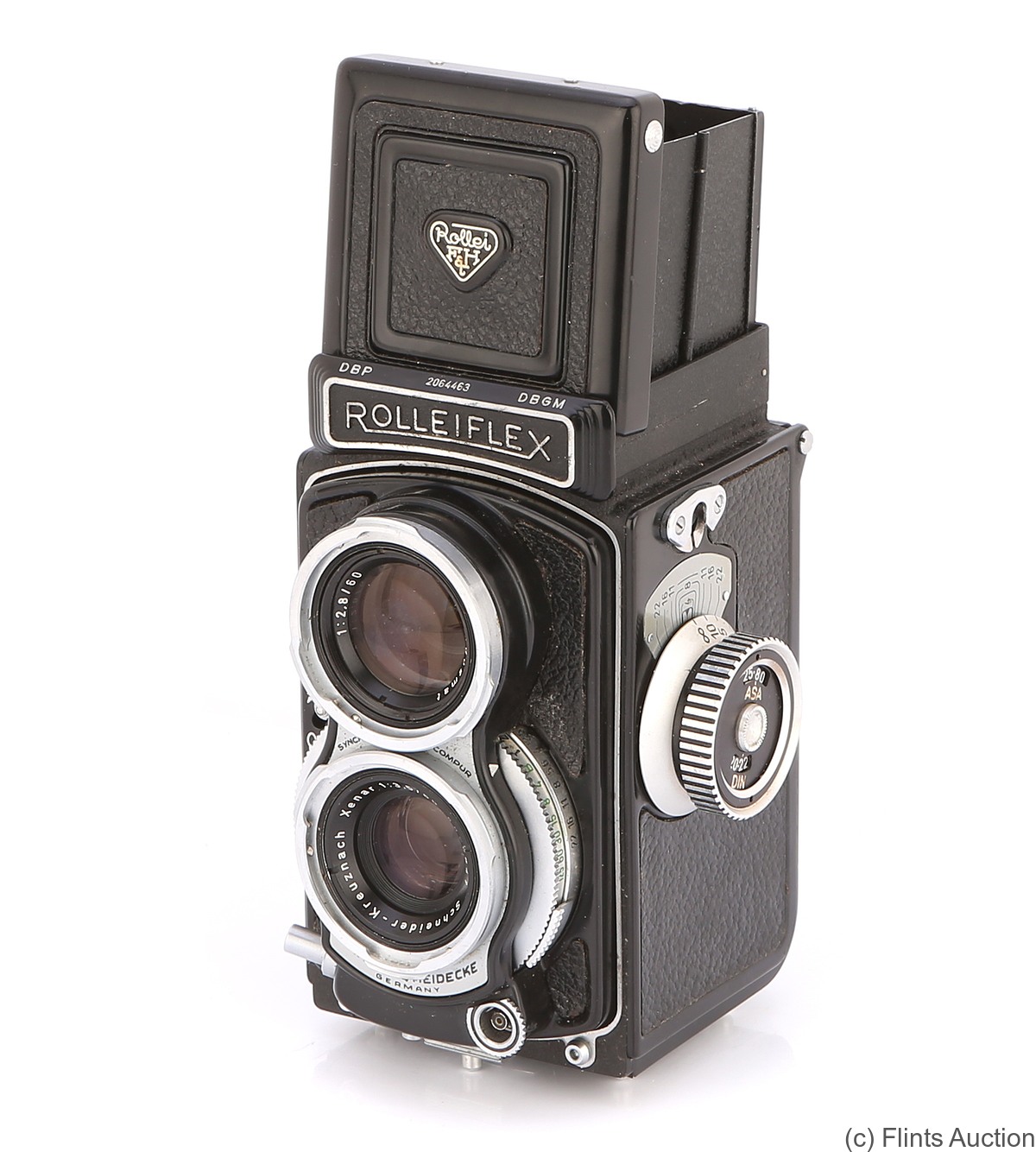 Rollei: Rolleiflex 4x4 Post-War Baby (black) camera