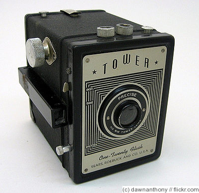 Sears Roebuck: Tower One-Twenty Flash camera