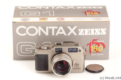 Yashica: Contax G1 '150 Years Carl Zeiss' camera