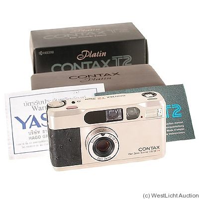 Yashica: Contax T2 Platin camera