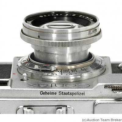 Zeiss Ikon: Contax II (Geheime Staatspolizei) camera
