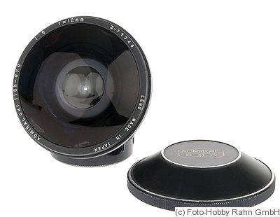 Admiral: 12mm (1.2cm) f8 fish-eye (M52) camera