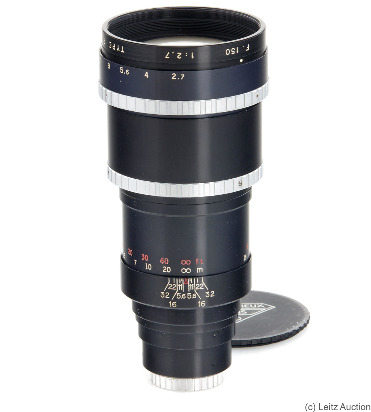 Angénieux: 150mm (15cm) f2.7 Type P4 (C-Mount) camera