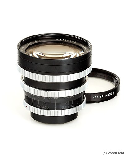 Angénieux: 28mm (2.8cm) f3.5 Retrofocus Type R11 (Exakta, black) camera
