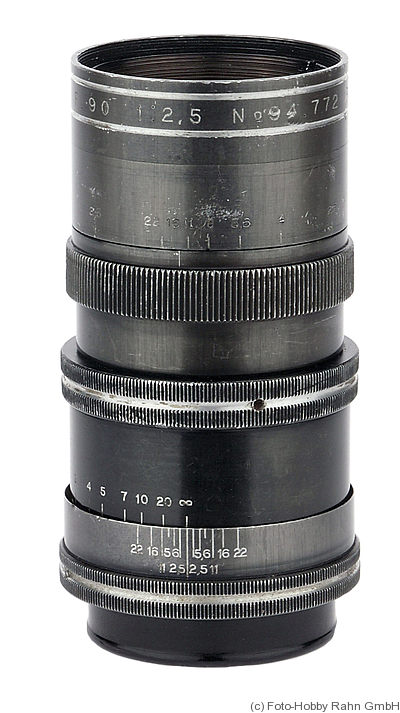 Angénieux: 90mm (9cm) f2.5 Type Y1 (M39, black) camera