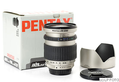 Asahi: 28-200mm f3.8-f5.6 SMC Pentax-FA camera