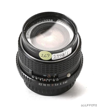 Asahi: 35mm (3.5cm) f2 SMC Pentax-M (PK) camera