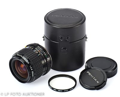 Asahi: 55mm (5.5cm) f2.8 SMC Pentax-A (645) camera