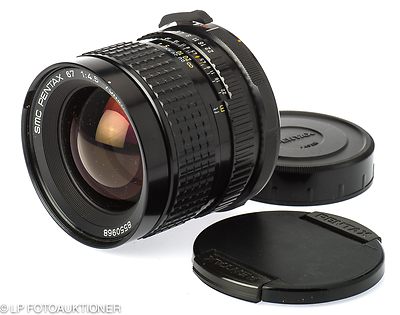 Asahi: 75mm (7.5cm) f4.5 SMC Pentax 67 camera