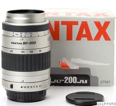 Asahi: 80-200mm f4.7-f5.6 SMC Pentax-FA (AF) camera