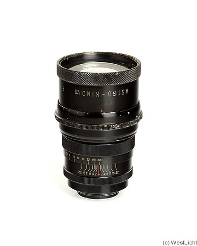 Astro Berlin: 85mm (8.5cm) f1.4 Kino VII (M39) camera