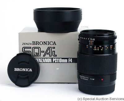 Bronica: 110mm (11cm) f4 Macro-Zenzanon PS camera