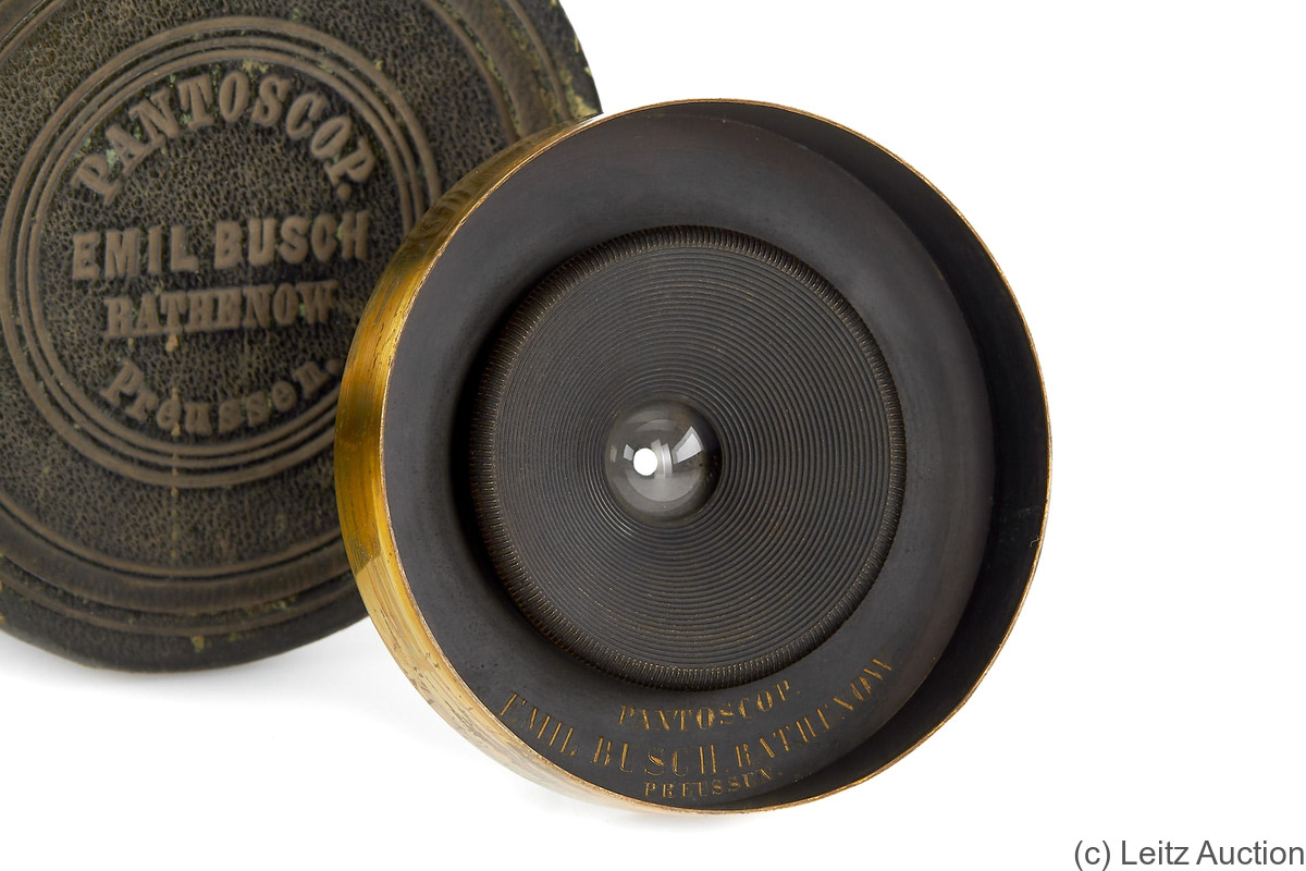 Busch, Emil: Pantoscop No. 2 (brass, 3cm len, 3'' focal) camera