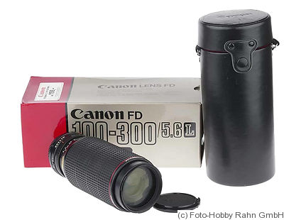 Canon: 100-300mm f5.6 FD L camera