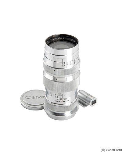 Canon: 135mm (13.5cm) f4 Serenar (SM, M39) camera