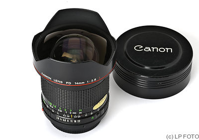 Canon: 14mm (1.4cm) f2.8 FDn L camera