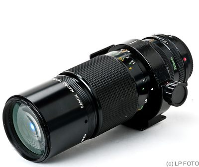 Canon: 200mm (20cm) f4 Macro FDn camera