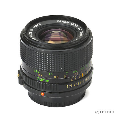 Canon: 35mm (3.5cm) f2 FDn camera