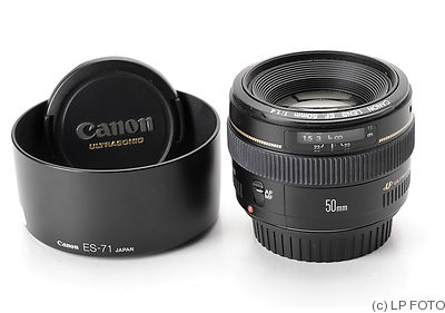 Canon: 50mm (5cm) f1.4 EF USM camera