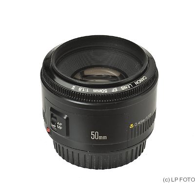 Canon: 50mm (5cm) f1.8 EF II camera