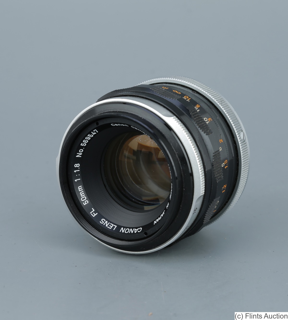 Canon: 50mm (5cm) f1.8 FL camera