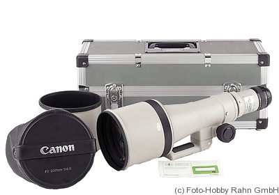 Canon: 600mm (60cm) f4.5 FD camera