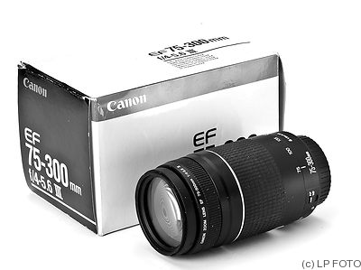 Canon: 75-300mm f4-f5.6 EF III camera