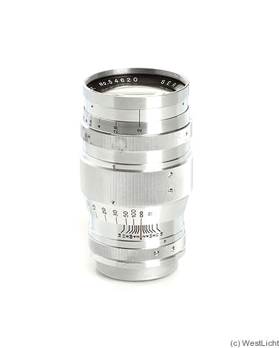 Canon: 85mm (8.5cm) f2 Serenar (SM, chrome) camera