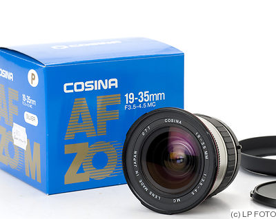 Cosina: 19-35mm f4.5 (Pentax AF) camera