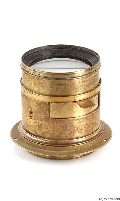 Dallmeyer: 15x12 Group Lens (brass, 13.5cm length, 9cm dia) camera