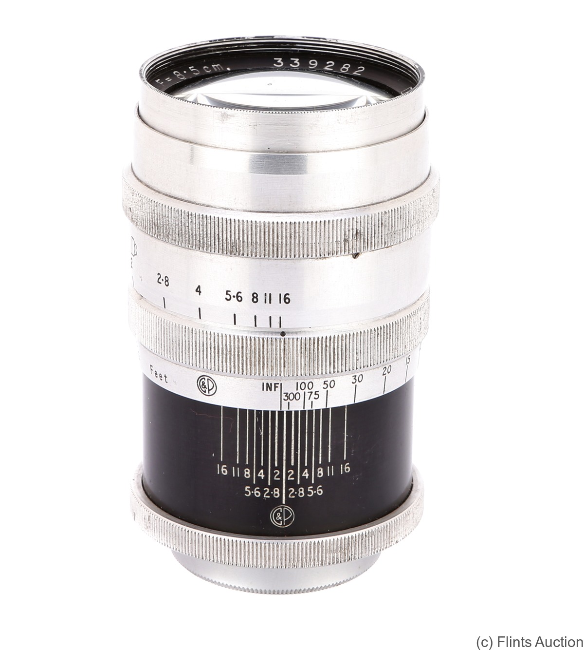 Dallmeyer: 85mm (8.5cm) f2 Dallac (M39, chrome/black) camera