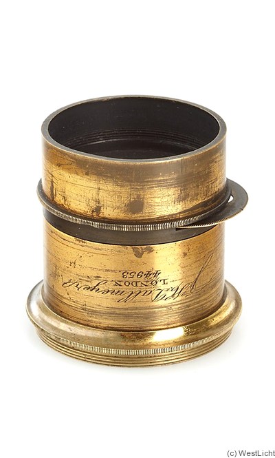Dallmeyer: Meniscus (brass, 5cm len, 120mm focal len, 3cm dia) camera