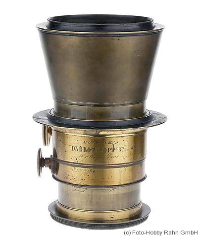 Darlot: 28cm Brass Meniscus lens camera
