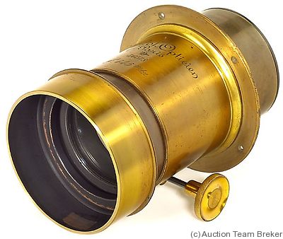 Darlot: 445mm (44.5cm) Darlot (brass, 20cm len) camera