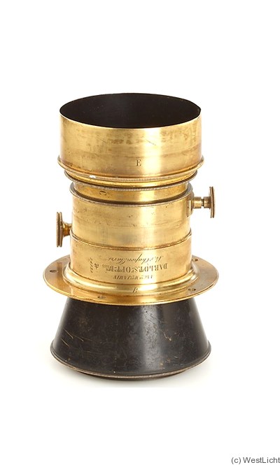 Darlot: Combination (brass, 21.5cm height, 7.5cm/9cm dia) camera