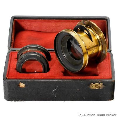 Derogy: Rectilineaire Grandangulaire No.3 (brass, 5cm len, 6.5cm dia) camera