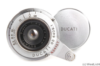 Ducati: 19mm (1.9cm) f6.3 Dugon camera